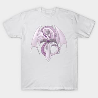 Light Amethyst Sword Dragon T-Shirt